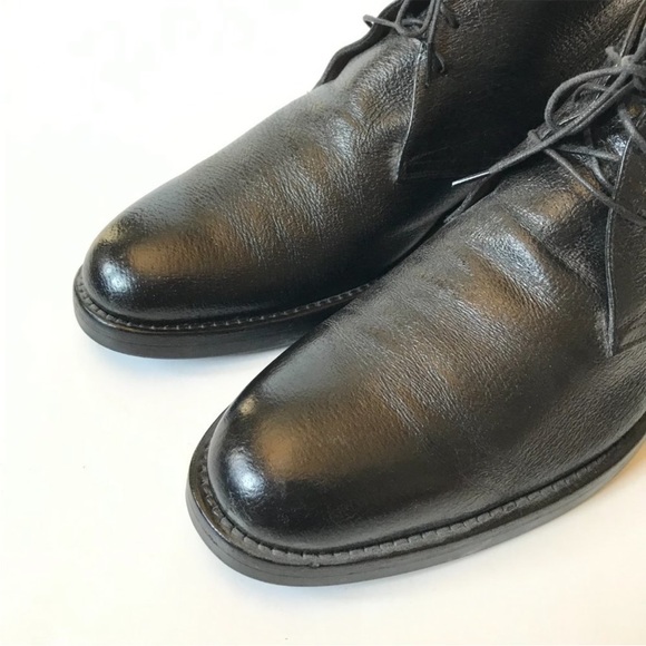 Bally Black Leather Mid Top Chukka Boots 10.5 US - Picture 6 of 7